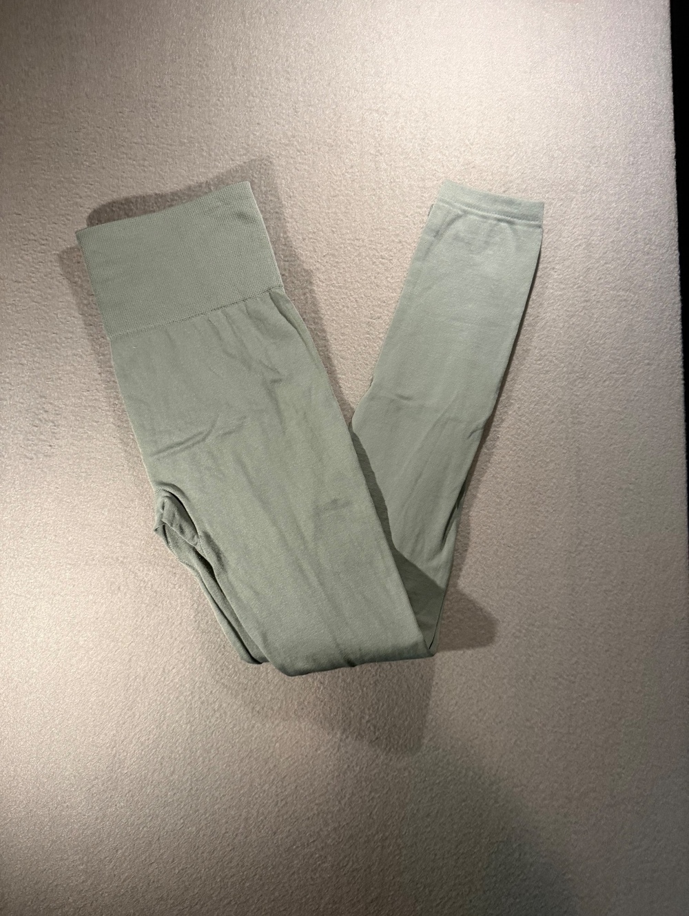 Wonderly Women's Light Green High Waist Leggings Size Large